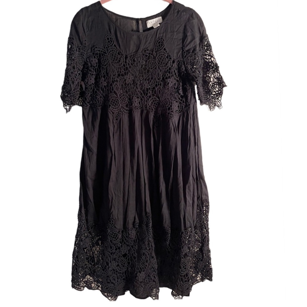 Velvet Embroidered Dress